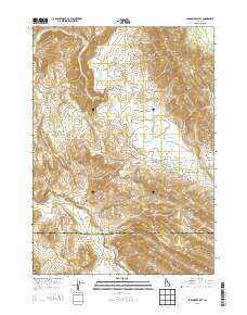 Paradise Valley Idaho Current topographic map, 1:24000 scale, 7.5 X 7.5 Minute, Year 2013