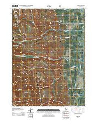 Paris Idaho Historical topographic map, 1:24000 scale, 7.5 X 7.5 Minute, Year 2011