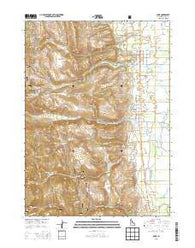 Paris Idaho Current topographic map, 1:24000 scale, 7.5 X 7.5 Minute, Year 2013