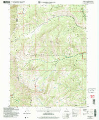 Paris Peak Idaho Historical topographic map, 1:24000 scale, 7.5 X 7.5 Minute, Year 2005