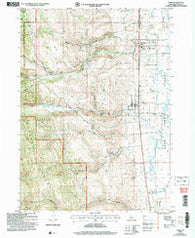 Paris Idaho Historical topographic map, 1:24000 scale, 7.5 X 7.5 Minute, Year 2005