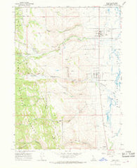 Paris Idaho Historical topographic map, 1:24000 scale, 7.5 X 7.5 Minute, Year 1967