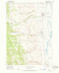 Paris Idaho Historical topographic map, 1:24000 scale, 7.5 X 7.5 Minute, Year 1967
