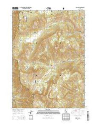 Paris Peak Idaho Current topographic map, 1:24000 scale, 7.5 X 7.5 Minute, Year 2013