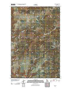 Park Idaho Historical topographic map, 1:24000 scale, 7.5 X 7.5 Minute, Year 2011