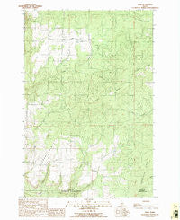 Park Idaho Historical topographic map, 1:24000 scale, 7.5 X 7.5 Minute, Year 1990