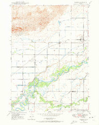 Parker Idaho Historical topographic map, 1:24000 scale, 7.5 X 7.5 Minute, Year 1948