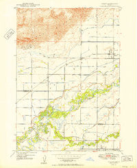 Parker Idaho Historical topographic map, 1:24000 scale, 7.5 X 7.5 Minute, Year 1950