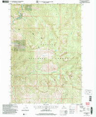 Parks Peak Idaho Historical topographic map, 1:24000 scale, 7.5 X 7.5 Minute, Year 2004