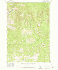 Parks Peak Idaho Historical topographic map, 1:24000 scale, 7.5 X 7.5 Minute, Year 1969