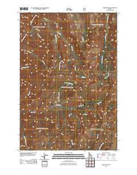 Parks Peak Idaho Historical topographic map, 1:24000 scale, 7.5 X 7.5 Minute, Year 2011