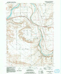 Pasadena Valley Idaho Historical topographic map, 1:24000 scale, 7.5 X 7.5 Minute, Year 1992