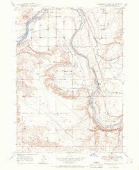 Pasadena Valley Idaho Historical topographic map, 1:24000 scale, 7.5 X 7.5 Minute, Year 1947