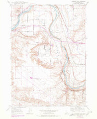 Pasadena Valley Idaho Historical topographic map, 1:24000 scale, 7.5 X 7.5 Minute, Year 1947
