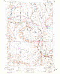 Pasadena Valley Idaho Historical topographic map, 1:24000 scale, 7.5 X 7.5 Minute, Year 1947