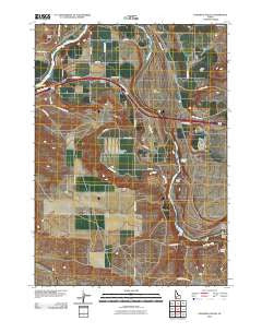 Pasadena Valley Idaho Historical topographic map, 1:24000 scale, 7.5 X 7.5 Minute, Year 2010