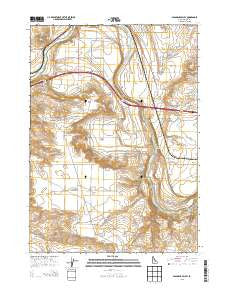 Pasadena Valley Idaho Current topographic map, 1:24000 scale, 7.5 X 7.5 Minute, Year 2013
