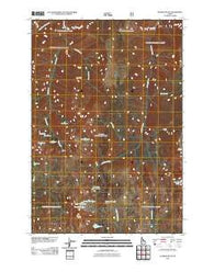 Patrick Butte Idaho Historical topographic map, 1:24000 scale, 7.5 X 7.5 Minute, Year 2011