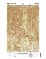 Patrick Butte Idaho Current topographic map, 1:24000 scale, 7.5 X 7.5 Minute, Year 2013