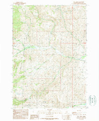 Pats Creek Idaho Historical topographic map, 1:24000 scale, 7.5 X 7.5 Minute, Year 1989