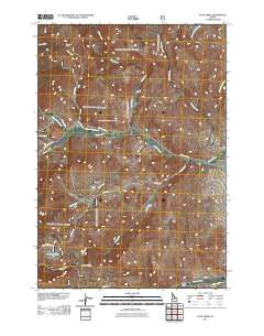 Pats Creek Idaho Historical topographic map, 1:24000 scale, 7.5 X 7.5 Minute, Year 2011