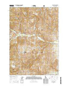 Pats Creek Idaho Current topographic map, 1:24000 scale, 7.5 X 7.5 Minute, Year 2013
