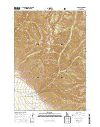 Patterson Idaho Current topographic map, 1:24000 scale, 7.5 X 7.5 Minute, Year 2013