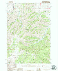 Paul Reservoir Idaho Historical topographic map, 1:24000 scale, 7.5 X 7.5 Minute, Year 1987
