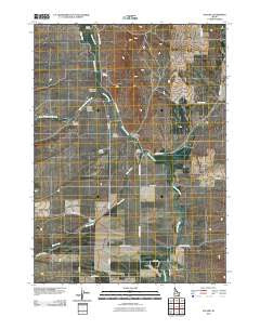 Pauline Idaho Historical topographic map, 1:24000 scale, 7.5 X 7.5 Minute, Year 2010