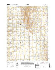 Pauline Idaho Current topographic map, 1:24000 scale, 7.5 X 7.5 Minute, Year 2013