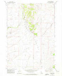 Pauline Idaho Historical topographic map, 1:24000 scale, 7.5 X 7.5 Minute, Year 1971