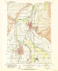Payette Idaho Historical topographic map, 1:24000 scale, 7.5 X 7.5 Minute, Year 1951