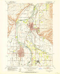 Payette Idaho Historical topographic map, 1:24000 scale, 7.5 X 7.5 Minute, Year 1951