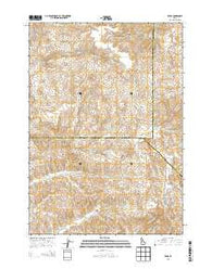 Pearl Idaho Current topographic map, 1:24000 scale, 7.5 X 7.5 Minute, Year 2013