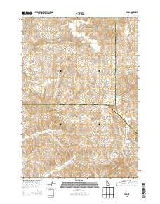 Pearl Idaho Current topographic map, 1:24000 scale, 7.5 X 7.5 Minute, Year 2013