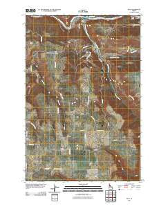 Peck Idaho Historical topographic map, 1:24000 scale, 7.5 X 7.5 Minute, Year 2010