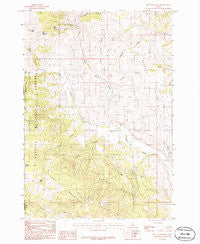 Peck Mountain Idaho Historical topographic map, 1:24000 scale, 7.5 X 7.5 Minute, Year 1986
