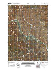 Peck Mountain Idaho Historical topographic map, 1:24000 scale, 7.5 X 7.5 Minute, Year 2011