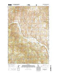 Peck Mountain Idaho Current topographic map, 1:24000 scale, 7.5 X 7.5 Minute, Year 2013