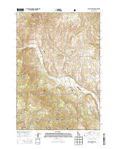 Peck Mountain Idaho Current topographic map, 1:24000 scale, 7.5 X 7.5 Minute, Year 2013