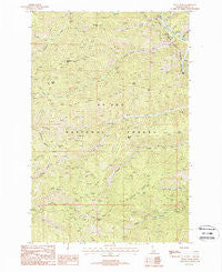Peggy Peak Idaho Historical topographic map, 1:24000 scale, 7.5 X 7.5 Minute, Year 1988