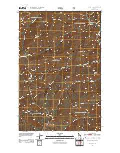 Peggy Peak Idaho Historical topographic map, 1:24000 scale, 7.5 X 7.5 Minute, Year 2011