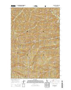 Peggy Peak Idaho Current topographic map, 1:24000 scale, 7.5 X 7.5 Minute, Year 2013