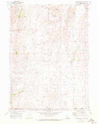 Pegram Creek Idaho Historical topographic map, 1:24000 scale, 7.5 X 7.5 Minute, Year 1970