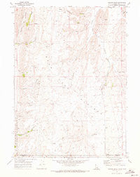 Pegram Creek Idaho Historical topographic map, 1:24000 scale, 7.5 X 7.5 Minute, Year 1970