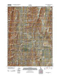 Pegram Creek Idaho Historical topographic map, 1:24000 scale, 7.5 X 7.5 Minute, Year 2011