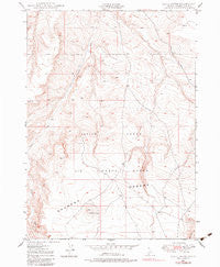 Pence Butte Idaho Historical topographic map, 1:24000 scale, 7.5 X 7.5 Minute, Year 1976