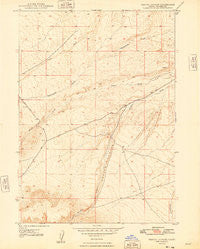 Perjue Canyon Idaho Historical topographic map, 1:24000 scale, 7.5 X 7.5 Minute, Year 1948