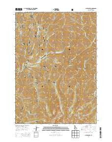 Phifer Creek Idaho Current topographic map, 1:24000 scale, 7.5 X 7.5 Minute, Year 2013