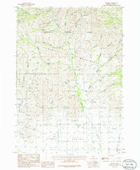 Phillips Idaho Historical topographic map, 1:24000 scale, 7.5 X 7.5 Minute, Year 1986